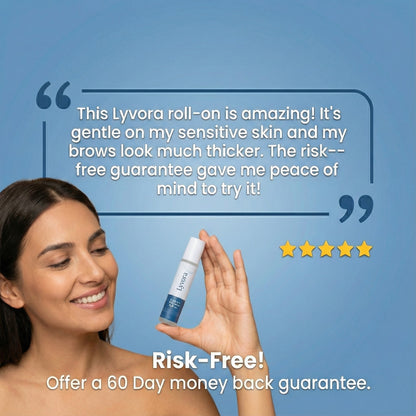 Lyvora eyebrow thickener roll-on